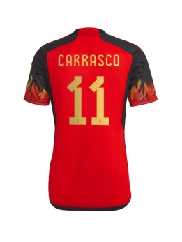 Belgien Yannick Carrasco #11 Replika Hemmakläder VM 2022 Kortärmad